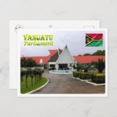 Vanuatu Parliament - Postkarte (Vorne/Hinten)