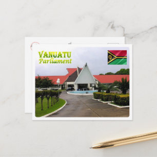 Vanuatu Parliament - Postkarte