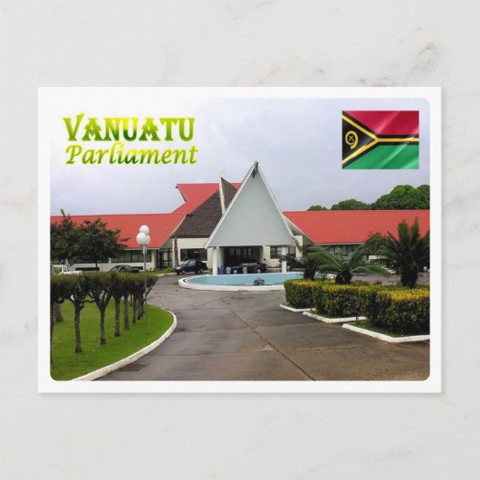 Vanuatu Parliament - Postkarte (Vorderseite)