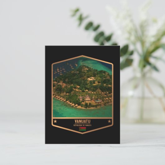 Vanuatu Postkarte (Stehend Vorderseite)