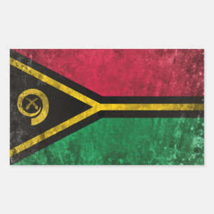 Vanuatu Rechteckiger Aufkleber