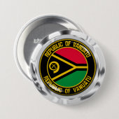 Vanuatu RundEmblem Button (Vorne & Hinten)