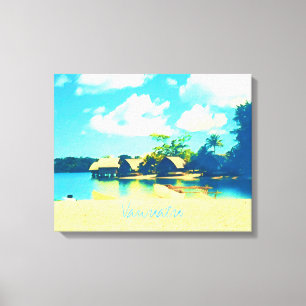 Vanuatu tropische Inselparadies Leinwanddruck