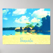 Vanuatu tropische Inselparadies Poster (Vorne)