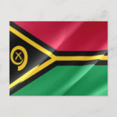 Vanuatu - Waving Flag - Postkarte (Vorderseite)