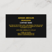 Vanuatuanische Flagge, Flagge von Vanuatu Visitenkarte (Rückseite)