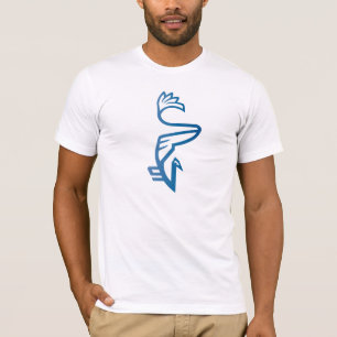 Vanwizle blauer Berd T-Shirt