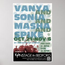VANYA UND SONIA UND MASHA- UND SPIKER-Poster Poster