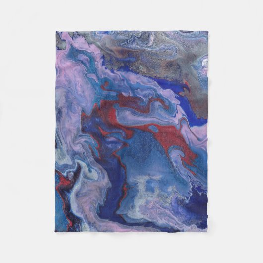 Vape Abstrakt Throw Blanket Fleecedecke (Vorderseite)
