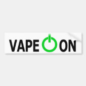 Vape an! Autoaufkleber (Vorne)