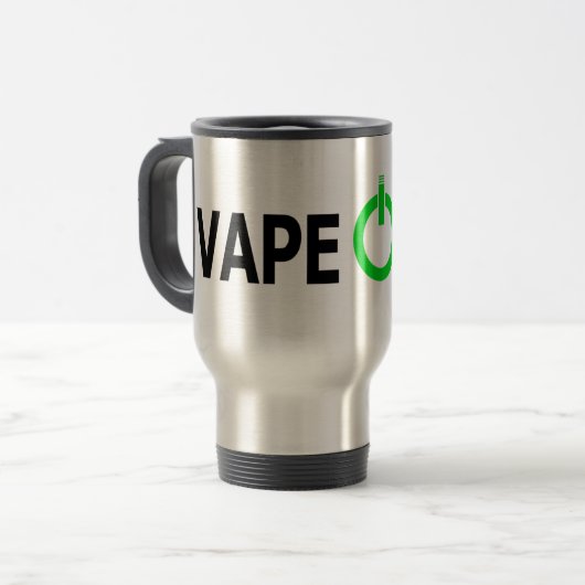 Vape an! reisebecher (Vorderseite Links)