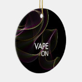 Vape auf Limonem Rauche Keramik Ornament (Rechts)