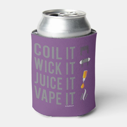 VAPE | Coil Wick Juice Vape von VapeGoat™ Dosenkühler (Kanne Vorderseite)