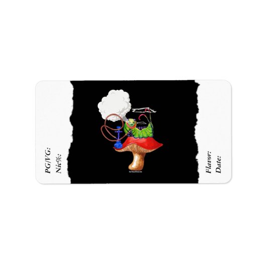 Vape | DIY E-Juice Label Hookah Vaper von VapeGoat Adressaufkleber (Vorne)