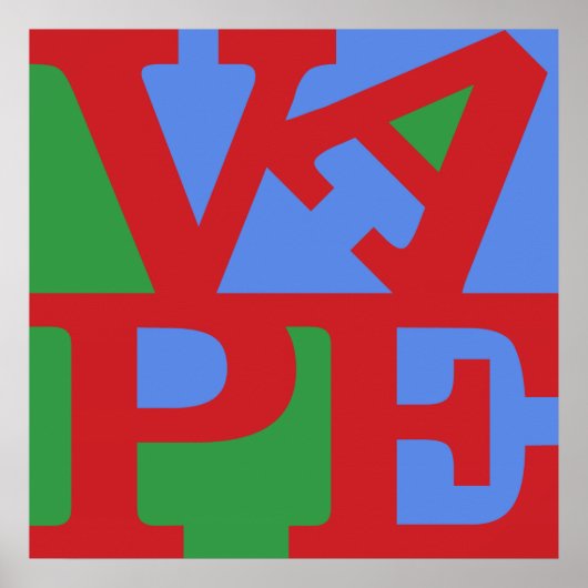 Vape-Druck Poster (Vorne)