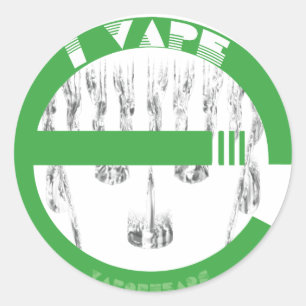 vAPE I Runder Aufkleber