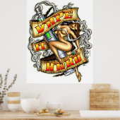 Vape It Hard Poster (Küche)