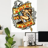 Vape It Hard Poster (Heimbüro)