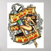 Vape It Hard Poster (Vorne)