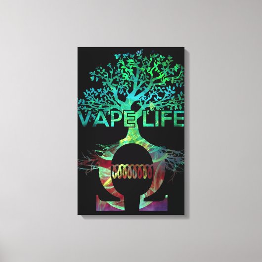 Vape Life Leinwand (Vorderseite)
