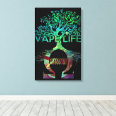 Vape Life Leinwand (Insitu (Holzboden))