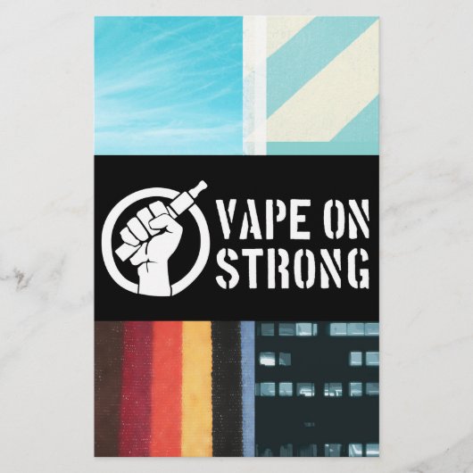 Vape on Strong Flyer (Vorne)