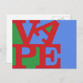 Vape Postkarte (Vorne/Hinten)