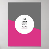 Vape Quotes Premium Poster (Vorne)