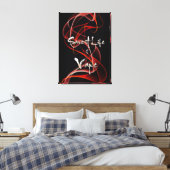 Vape Quotes Premium Wrapped Canvas Leinwanddruck (Insitu (Schlafzimmer))