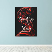 Vape Quotes Premium Wrapped Canvas Leinwanddruck (Insitu (Holzboden))