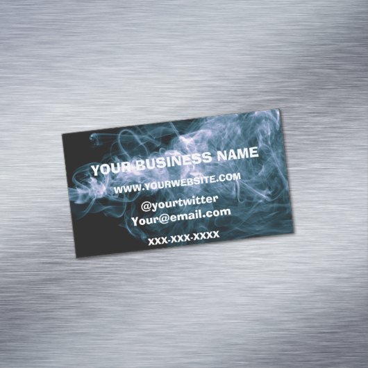 Vape Rauch-Geschäft Magnetische Visitenkarte (Beispiel)
