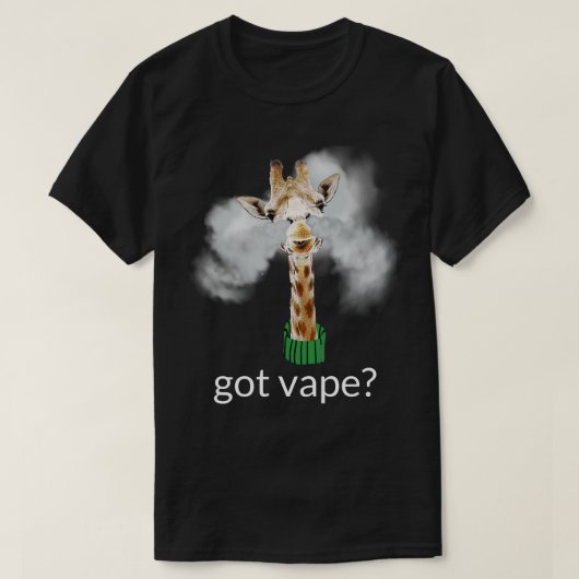 VAPE-Shirt | Got Vape Giraffe DK VapeGoat™ T-Shirt (Design vorne)