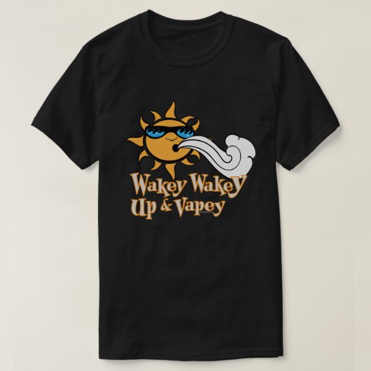 VAPE-Shirt | Weck und Vape DARK VapeGoat™ T-Shirt (Design vorne)