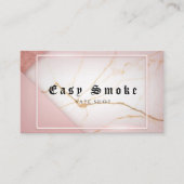 Vape Shop Business Card Visitenkarte (Vorderseite)