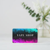 Vape Shop Business Card Visitenkarte (Stehend Vorderseite)