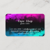 Vape Shop Business Card Visitenkarte (Rückseite)