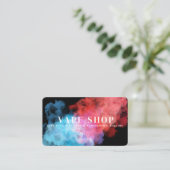 Vape Shop Business Card Visitenkarte (Stehend Vorderseite)