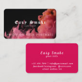 Vape Shop Business Rabattkarte Visitenkarte (Vorne/Hinten)