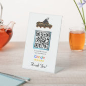 Vape Shop Google Review Pedesté Standvorlage Sockelschild (In SItu)