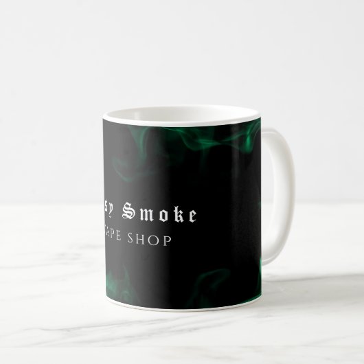 Vape Shop Green Business Kaffeetasse (VorderseiteRechts)