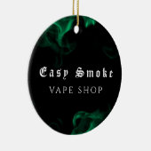 Vape Shop Green Keramik Ornament (Rechts)