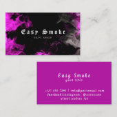 Vape Shop Lila Business Card Visitenkarte (Vorne/Hinten)