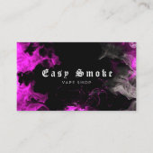 Vape Shop Lila Business Card Visitenkarte (Vorderseite)