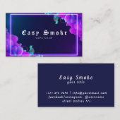 Vape Shop Neon Visitenkarte (Vorne/Hinten)