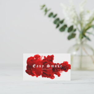 Vape Shop Red Visitenkarte
