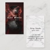 Vape Shop Smoke Black Business Card Visitenkarte (Vorne/Hinten)