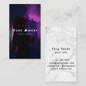 Vape Shop Smoke Black Business Card Visitenkarte (Vorne/Hinten)