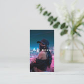 Vape Shop Smoke Black Business Card Visitenkarte (Stehend Vorderseite)