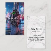 Vape Shop Smoke Black Business Card Visitenkarte (Vorne/Hinten)