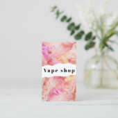 Vape Shop Zigarette rauchen Visitenkarte (Stehend Vorderseite)